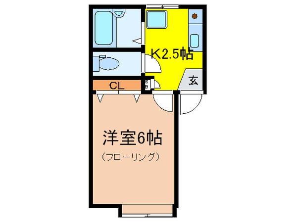 エル・グレ－スの物件間取画像